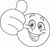 Face Smiley Coloring Pages Line Printable Drawing Getdrawings Getcolorings Color sketch template