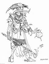 Kirkbride Breton Michael Morrowind Scrolls Elder Sketches Mage Lore Mane Drawings Dead Event Long Live Fantasy сохранено Khajiit sketch template
