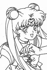 Sailor Luna sketch template