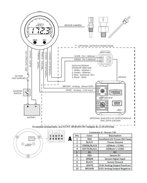 oil pressure sensor wiring diagram alternator