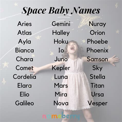 space baby names cool baby names celestial baby names unisex baby names