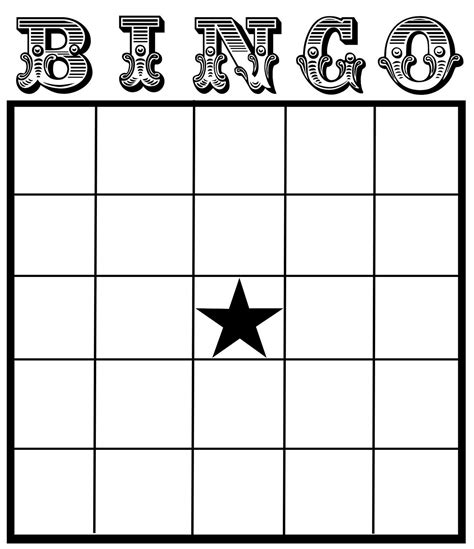 printable blank bingo card printable blank world