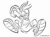 Jam Space Bugs Bunny Coloring Pages Printable Kids Adults sketch template