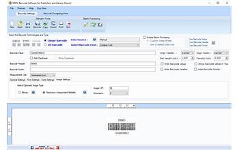 DRPU Barcode Software for Publishers and Library screenshot #2