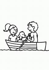 Row Boat Coloring Clipart Colouring Clip Rowboat Outline Book Cliparts Pages Rowing Canoe Color Template Library Gif Getcolorings Popular Theme sketch template