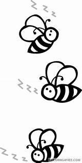 Bee Clipart Bees Buzzing Flying Clip Buzz Coloring Honey Cliparts Online Drawing Large Cute Clker Svg Vector Library Coloring4free Wikiclipart sketch template