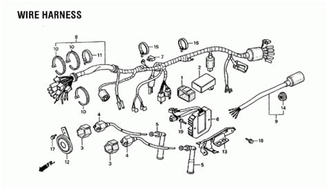 honda rebel wiring diagram schematic