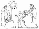 Magos Reyes Magi Myrrh Desenhos Epiphany Imprime Colorea Holidaysgalore Cristianas sketch template