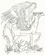 Hippogriff Coloring Pages Book Potter Harry Printable Deviantart Getcolorings Getdrawings Color sketch template