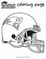 Coloring Pages Football Helmet Patriots Nfl Steelers Kids Cowboys Logo Dallas Super England Printable Color Falcons Atlanta Sheets Bowl Clipart sketch template