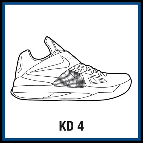 nike kd  sneaker coloring pages created  kicksart