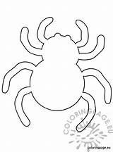Halloween Spider Template Templates Coloringpage Coloring Dibujo sketch template