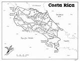 Rica Costa Map Coloring Pages Template Sketch sketch template