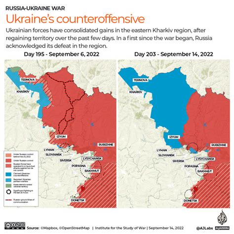 Ukraines Counteroffensive Explained In Maps Russia Ukraine War News