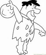 Coloring Bowling Fred Flintstone Pages Flintstones Printable Color Drawing Kids Cartoon Getdrawings Characters Print Coloringpages101 Getcolorings Results sketch template