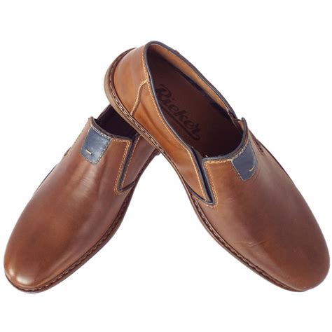 Rieker Antistress Rochester 13462 25 Mens Slip On Shoes In Brown
