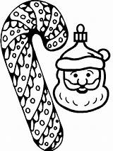 Cane Canes Santa Colorat Kerst Craciun Dekorationen Addobbi Globulete Palle Planse Overig Kleurplaten Decoratiuni Bengala Coloriages Doce Disegno Kleurplaat Stregtegning sketch template