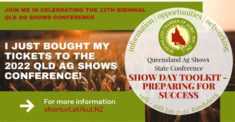 queensland ag shows biennial conference