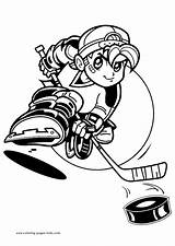 Coloring Pages Sports Winter Kids Sport Hockey Color Printable Colouring Colorare Disegni Da Af Disegno Sheets Dessins Coloriage Yahoo Sheet sketch template