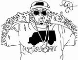 Wayne Lil Getdrawings Drawing sketch template