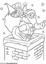 Dibujos Noel Para Chimenea Christmas Navidad Papa Coloring Pages Visitar sketch template