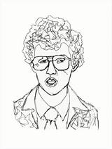 Napoleon Dynamite Drawing Paintingvalley Drawings sketch template