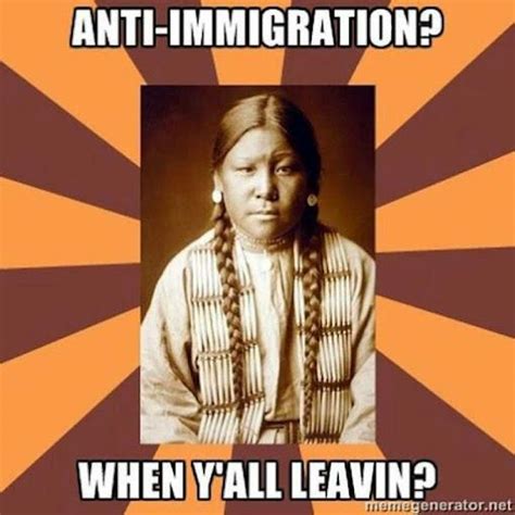 someone made this random meme about immigration and it s awesome moveon democracy in action