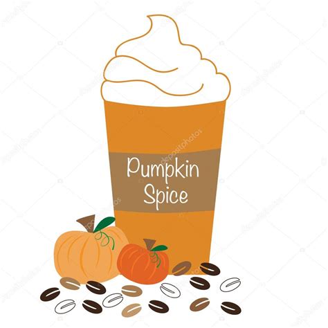 Pumpkin Spice Latte — Stock Vector © Keeweegirl 86297334