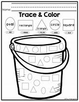 Shape Trace Practice Shapes Preschool Color Worksheets Worksheet Kids Kindergarten Coloring Activities Printable Crafts School Tracing Summer Pages Sheets Kinder sketch template