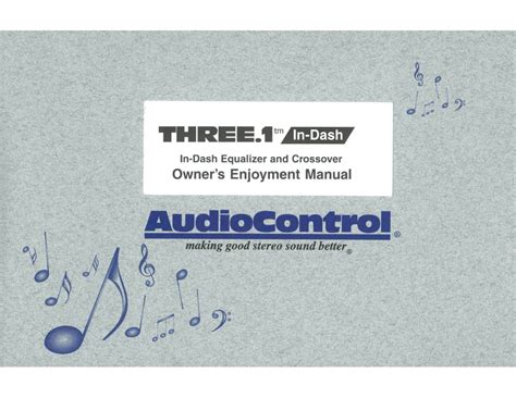 audiocontrol  owners enjoyment manual   manualslib