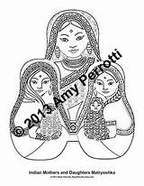 Murugan Lord Matryoshka Mothers sketch template