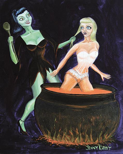 Sex Cauldron Painting By Jenny Kirby