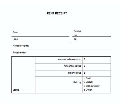 rent invoice template knowing  details  rent invoice
