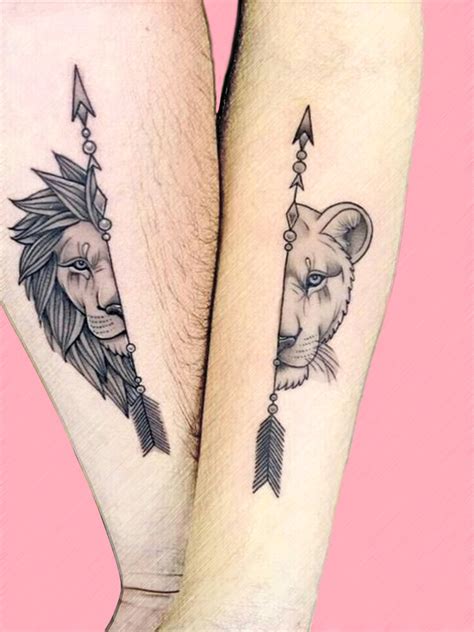 25 Romantic Matching Couple Tattoos Ideas For Your Beauty