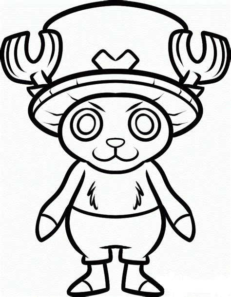 Printable Tony Tony Chopper Coloring Pages Anime Coloring Pages