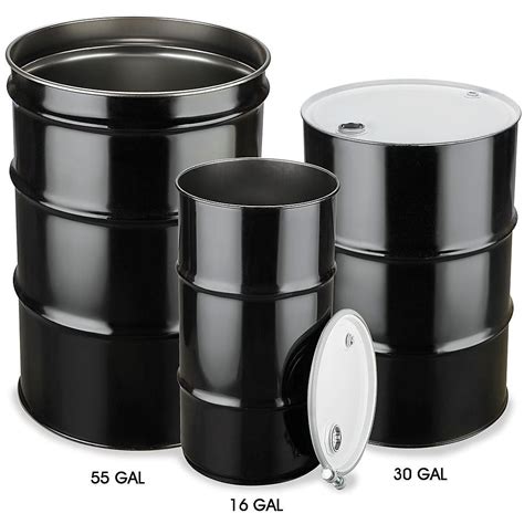 steel drum  lid  gallon open top unlined    yo afeena petroleum