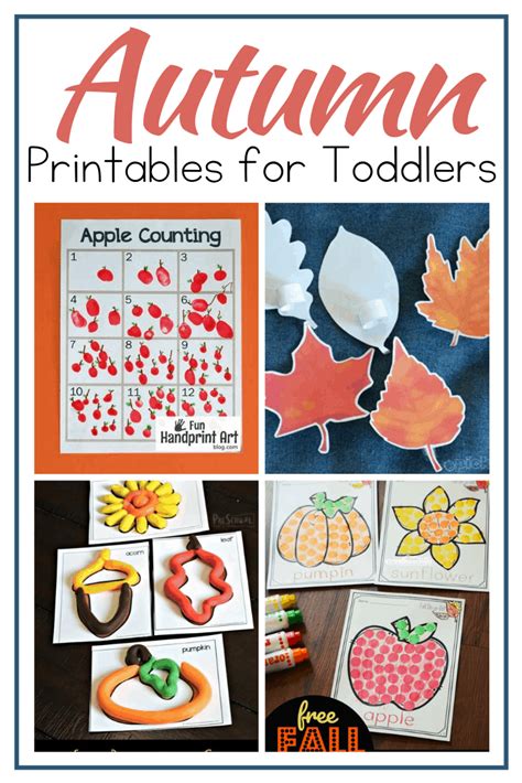 printable fall activities  toddlers