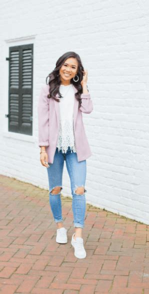lilac clothing   ways  wear lilac outfits  women spring