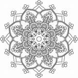 Mandala Välj Anslagstavla sketch template