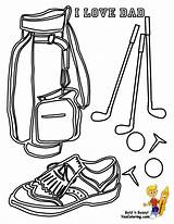 Coloring Pages Golf Father Cool Pop Printout Fathers Yescoloring Boys sketch template