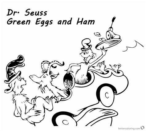 printable  green eggs  ham coloring pages thekidsworksheet