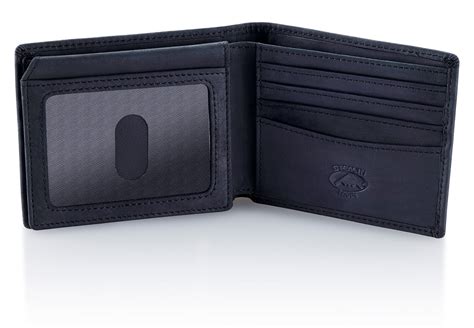 stealth mode stealth mode leather bifold wallet  men  id