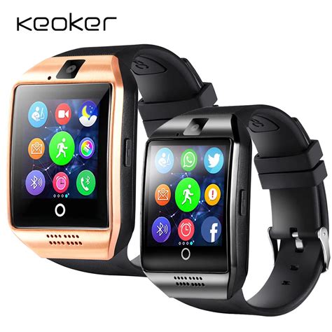 smartwatch touch screen bluetooth smartwatch phone  camera support sim tf passometer