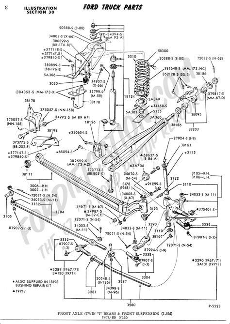 ford  front axle parts diagram wiring diagram
