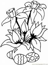 Easter Coloring Pages Flower Flowers Vines Vine Clipart Printable Drawing Colouring Eggs Clipartbest Color Getdrawings Getcolorings sketch template