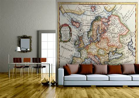 map wallpaper  interior design interiorholiccom