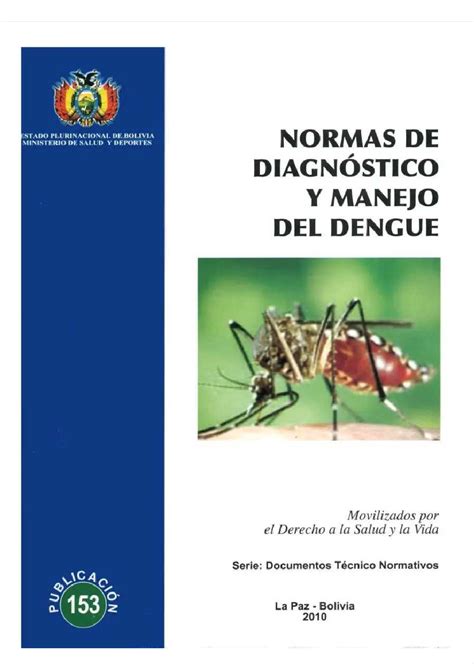 dengue normas de diagnostico  manejo del dengue  ministerio de