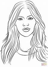 Kim Kardashian Coloring Pages Kylie Jenner Sheet Actors Color Drawing Famous Sheets Supercoloring Template Categories sketch template