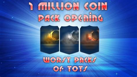 1 Million Coin Tots Pack Opening Fifa 15 Tots Youtube