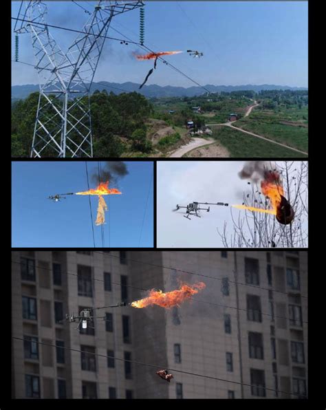 drone flamethrower dji  drone flamethrower